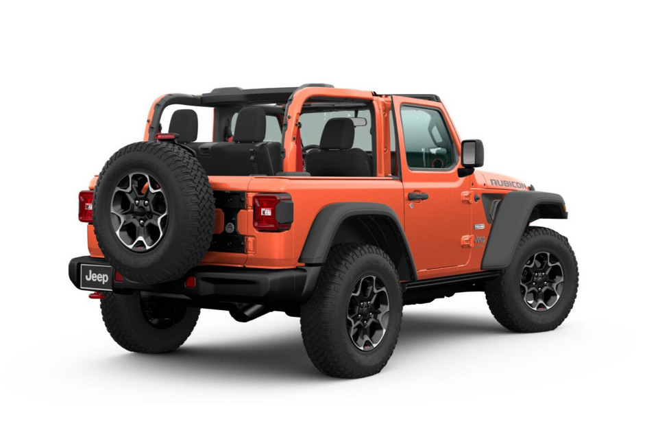 Jeep Wrangler 2020 красный