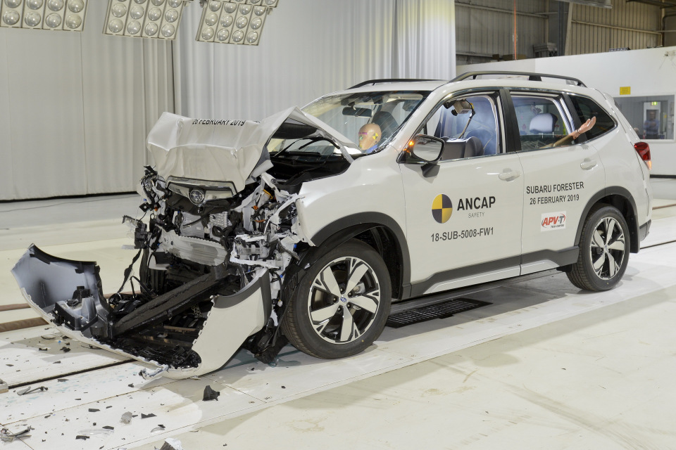 краш тест subaru forester euro ncap 2019